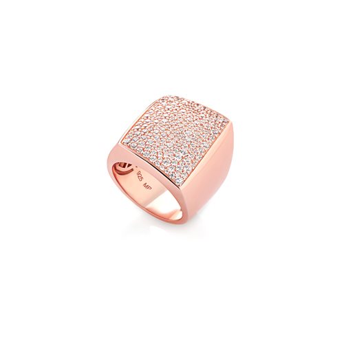 Oiritaly Anello Donna Marcello Pane ANYA002 Venice Argento